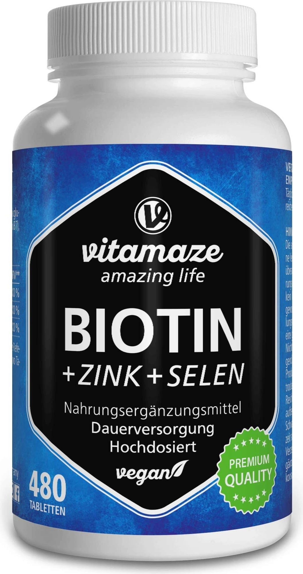 Vitamaze Biotin 10.000 µg + Zink + Selen